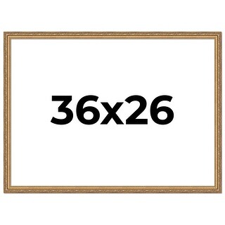 36x26 Frame Red Solid Wood Picture Frame Width 1.75 Inches | Interior ...